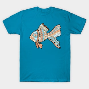 Tropical Beach Goldfish T-Shirt